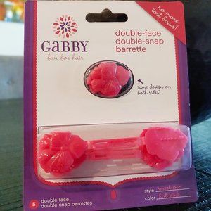 Gabby Double Face Double Snap Barrette (3pk)